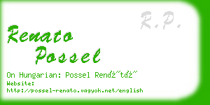 renato possel business card